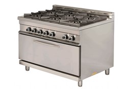 فرن مع طباخ