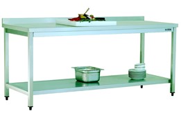 Work Table with Lower Shelf