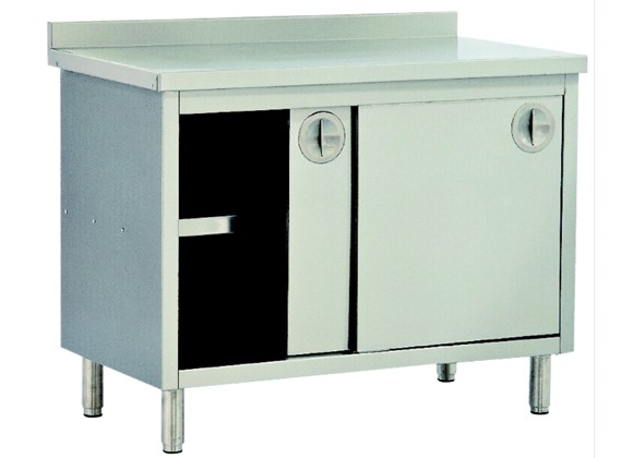 TCS 116 - Work Table/with Cabinet/with Intermediate Shelf