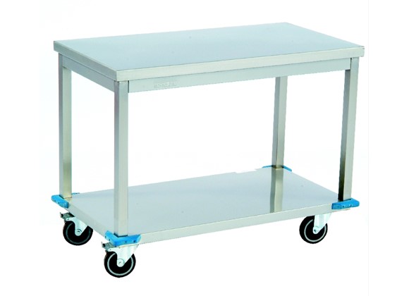 TCN 116H - Mobile Work Table/with Lower Shelf