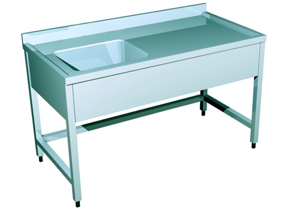 ED1 100 - Sink Unit/Single/with Deep Sink