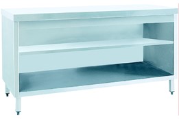 Service Table with Intermediate Shelf
