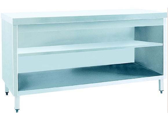 KTN 040 - Service Table with Intermediate Shelf