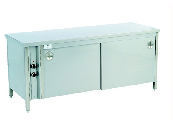 KTS 140 - Service Table with Hot Cabinet