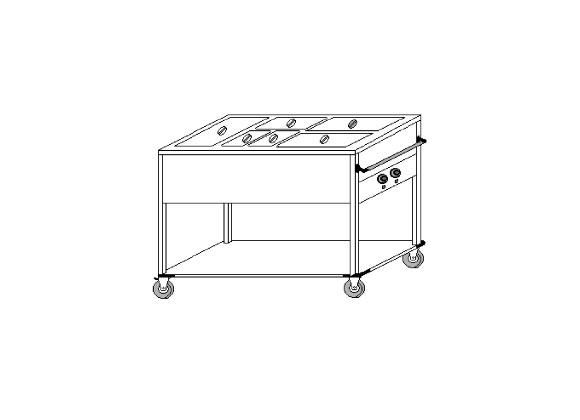 AYS 100 - Bain-Marie Trolley