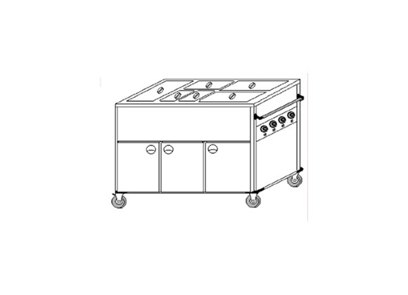 AYS 110 - Bain-Marie Trolley