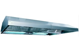 Island Type Hood with Flame Guard Filter
