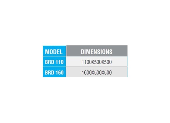 BRD 110 - Wall Mounted Rack Shelf
