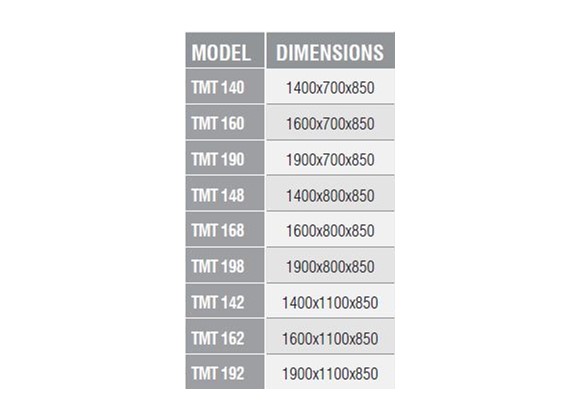 TMT 140 - Marble Top Table/without Lower Shelf