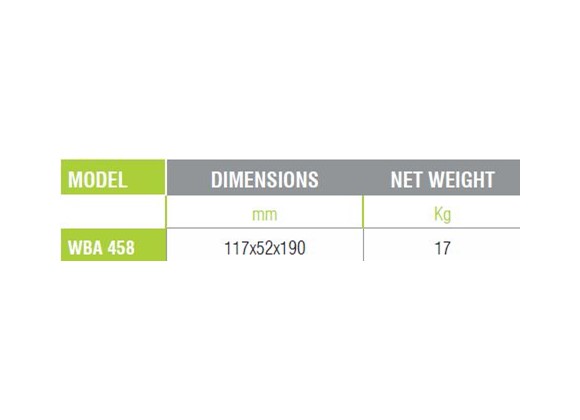 WBA 458 - عربة حقائب و ملابس